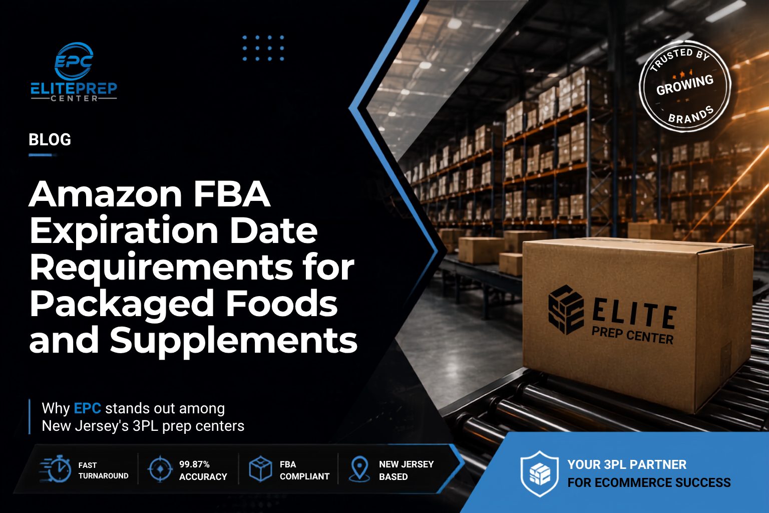 Amazon FBA Expiration Date Requirements for Packaged Foods and Supplements